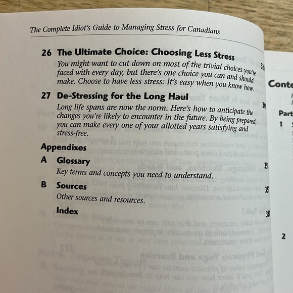 The Complete Idiot's Guide to Managing Stress for Canadians - Picture 6 of 9